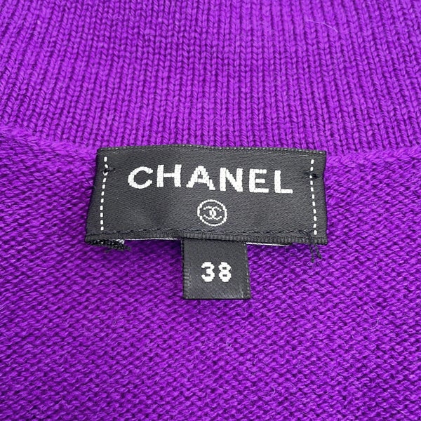 シャネル カーディガン ココマーク カシミヤ ラインストーン レディースサイズ38 P72973 CHANEL トップス