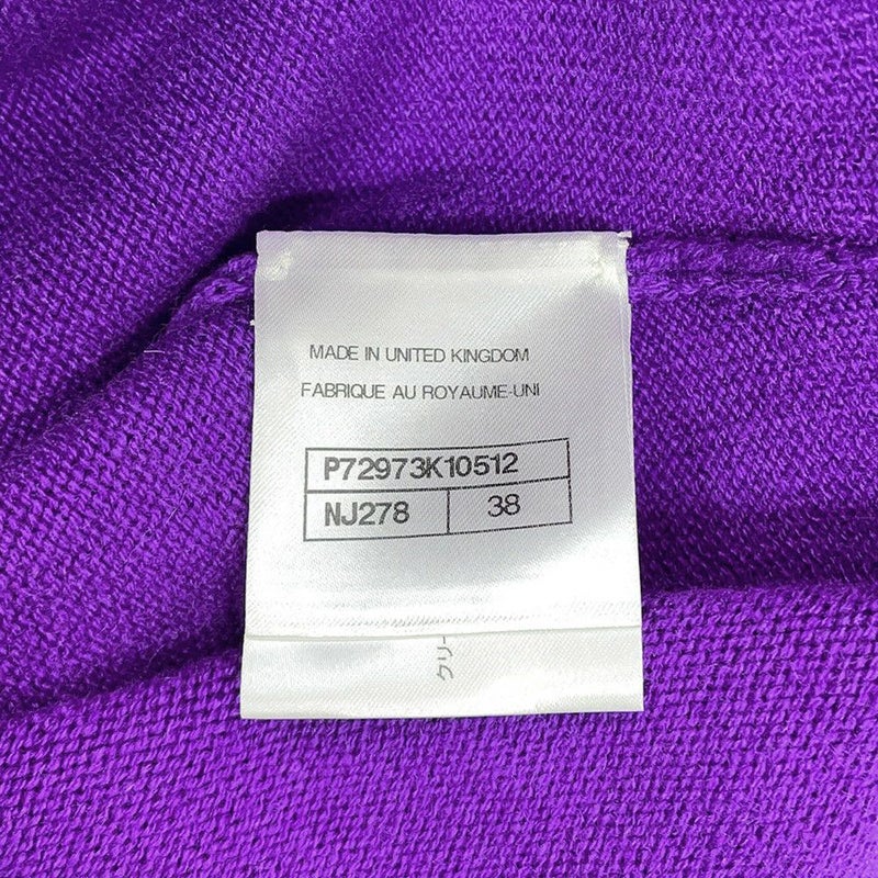 シャネル カーディガン ココマーク カシミヤ ラインストーン レディースサイズ38 P72973 CHANEL トップス