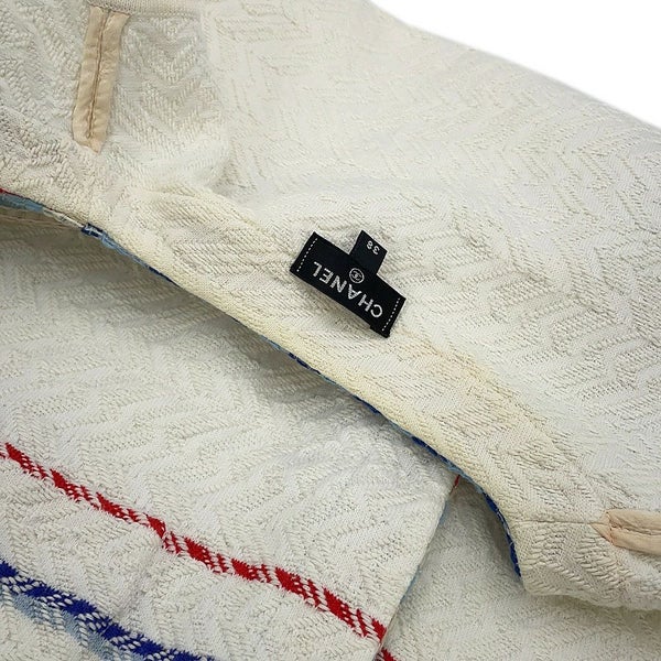 シャネル ベスト コットン レディースサイズ38 P54119 CHANEL トップス 白