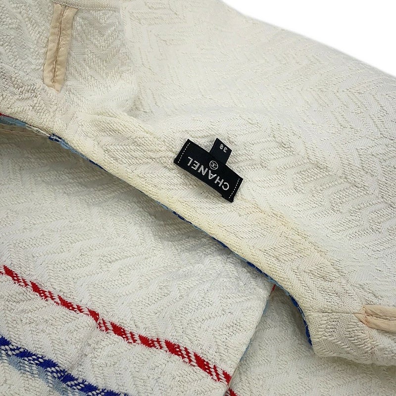 シャネル ベスト コットン レディースサイズ38 P54119 CHANEL トップス 白