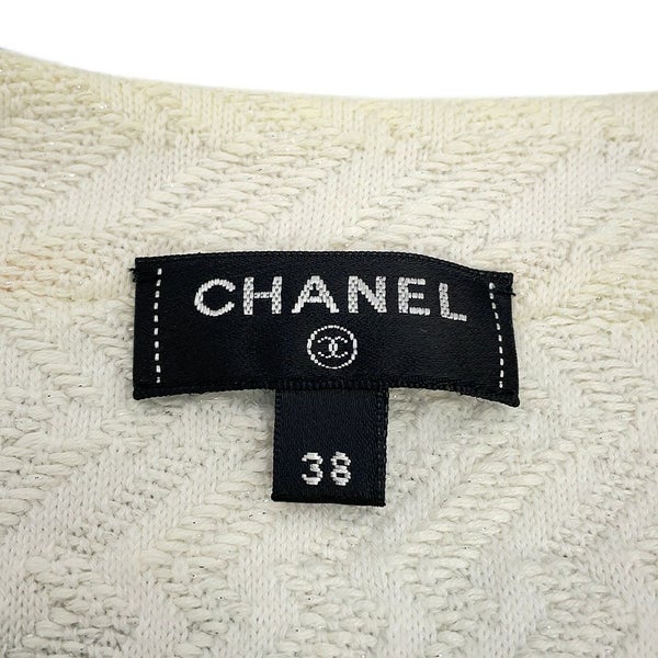 シャネル ベスト コットン レディースサイズ38 P54119 CHANEL トップス 白