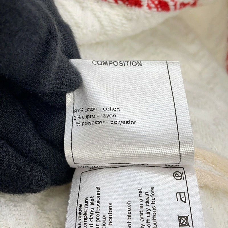 シャネル ベスト コットン レディースサイズ38 P54119 CHANEL トップス 白