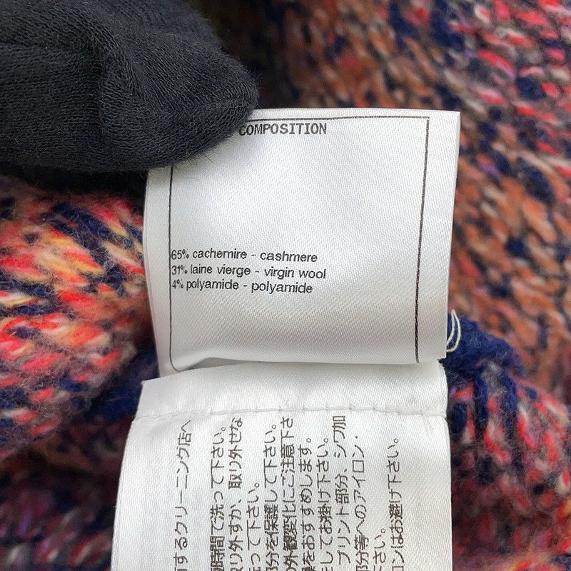シャネル ジャケット ツイード ニットジャケット カシミヤ ウール レディースサイズ38 P72941 CHANEL アウター