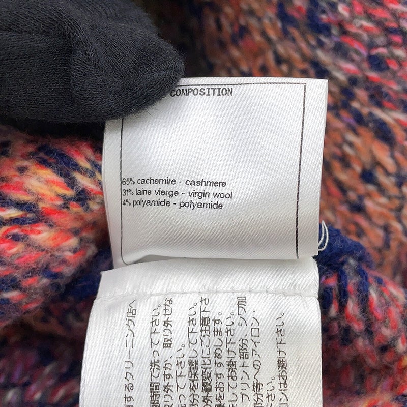 シャネル ジャケット ツイード ニットジャケット カシミヤ ウール レディースサイズ38 P72941 CHANEL アウター