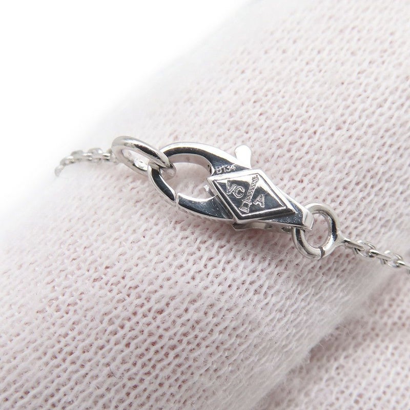 ヴァンクリーフ&アーペル ネックレス スウィート アルハンブラ ペンダント ダイヤ 12P 計0.08ct K18WGホワイトゴールド VCARO85900