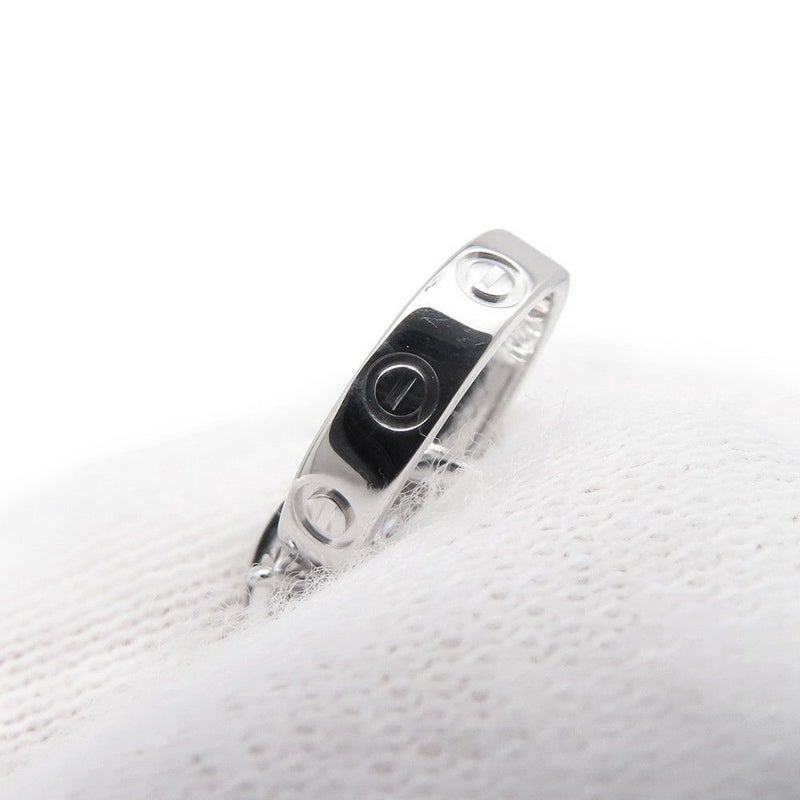 カルティエ ネックレス LOVE セミパヴェ ダイヤモンド 18P 計0.22ct K18WGホワイトゴールド B7013700 ベビーラブ ペンダント