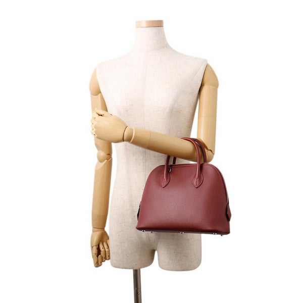 エルメス ボリード1923 25 ルージュアッシュ/シルバー金具 エプソン K刻印 ２wayショルダー