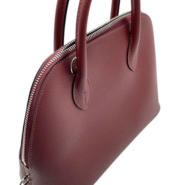 エルメス ボリード1923 25 ルージュアッシュ/シルバー金具 エプソン K刻印 ２wayショルダー