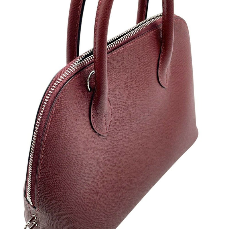 エルメス ボリード1923 25 ルージュアッシュ/シルバー金具 エプソン K刻印 ２wayショルダー