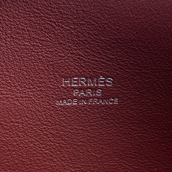 エルメス ボリード1923 25 ルージュアッシュ/シルバー金具 エプソン K刻印 ２wayショルダー