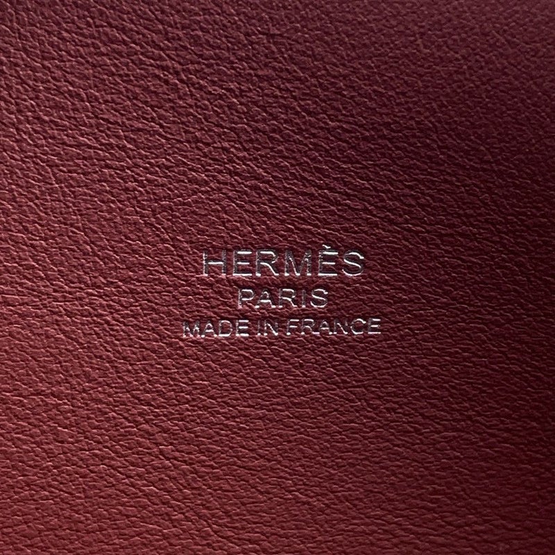 エルメス ボリード1923 25 ルージュアッシュ/シルバー金具 エプソン K刻印 ２wayショルダー