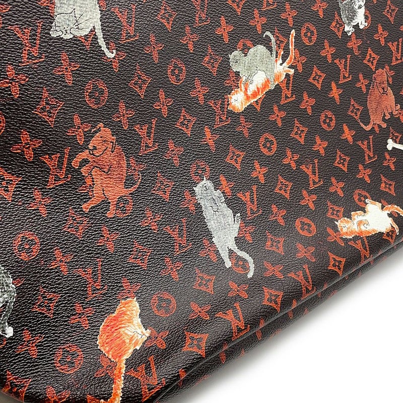 ルイヴィトン トートバッグ モノグラム・キャットグラム ネヴァーフルMM M44441 猫 ねこ 2019クルーズ