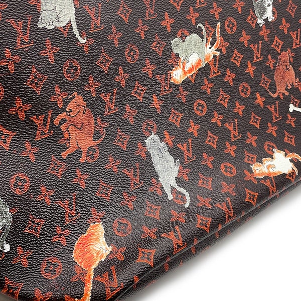 ルイヴィトン トートバッグ モノグラム・キャットグラム ネヴァーフルMM M44441 猫 ねこ 2019クルーズ