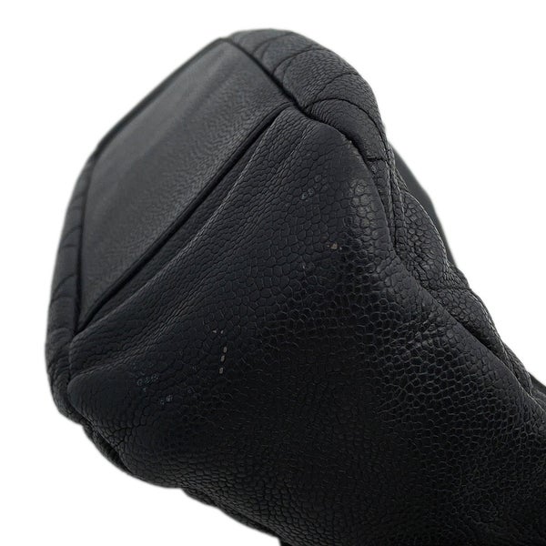 シャネル チェーンショルダーバッグ マトラッセ ココマーク キャビアスキン A20993 CHANEL バッグ ワンショルダー 黒