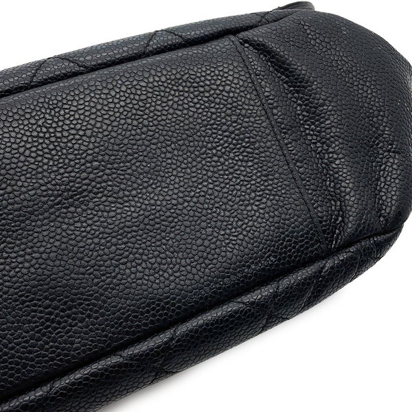 シャネル チェーンショルダーバッグ マトラッセ ココマーク キャビアスキン A20993 CHANEL バッグ ワンショルダー 黒