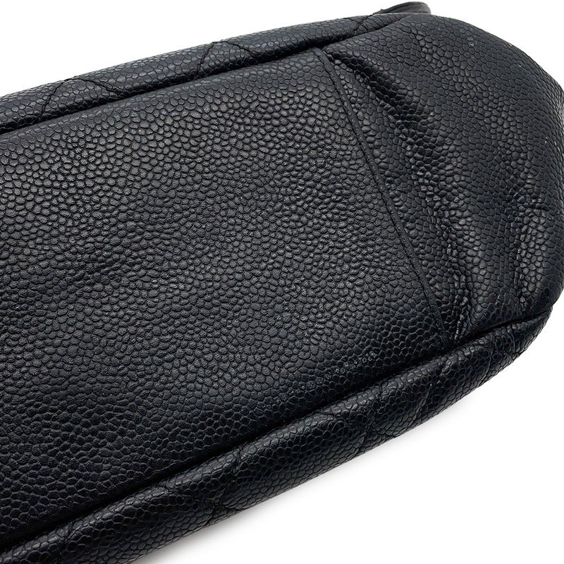 シャネル チェーンショルダーバッグ マトラッセ ココマーク キャビアスキン A20993 CHANEL バッグ ワンショルダー 黒