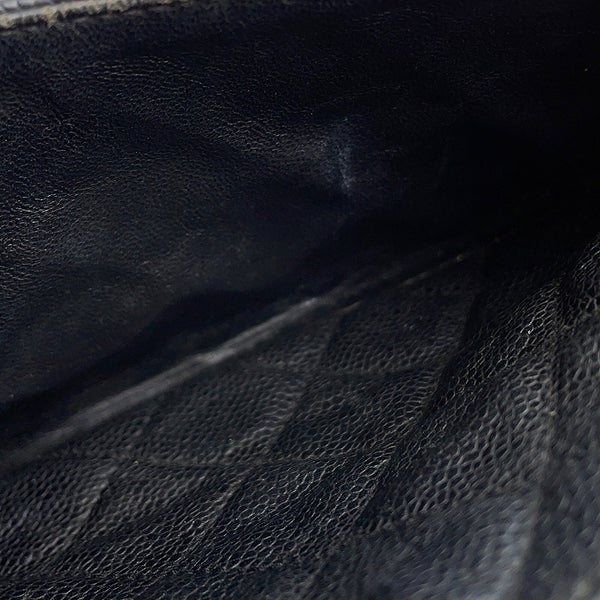 シャネル チェーンショルダーバッグ マトラッセ ココマーク キャビアスキン A20993 CHANEL バッグ ワンショルダー 黒