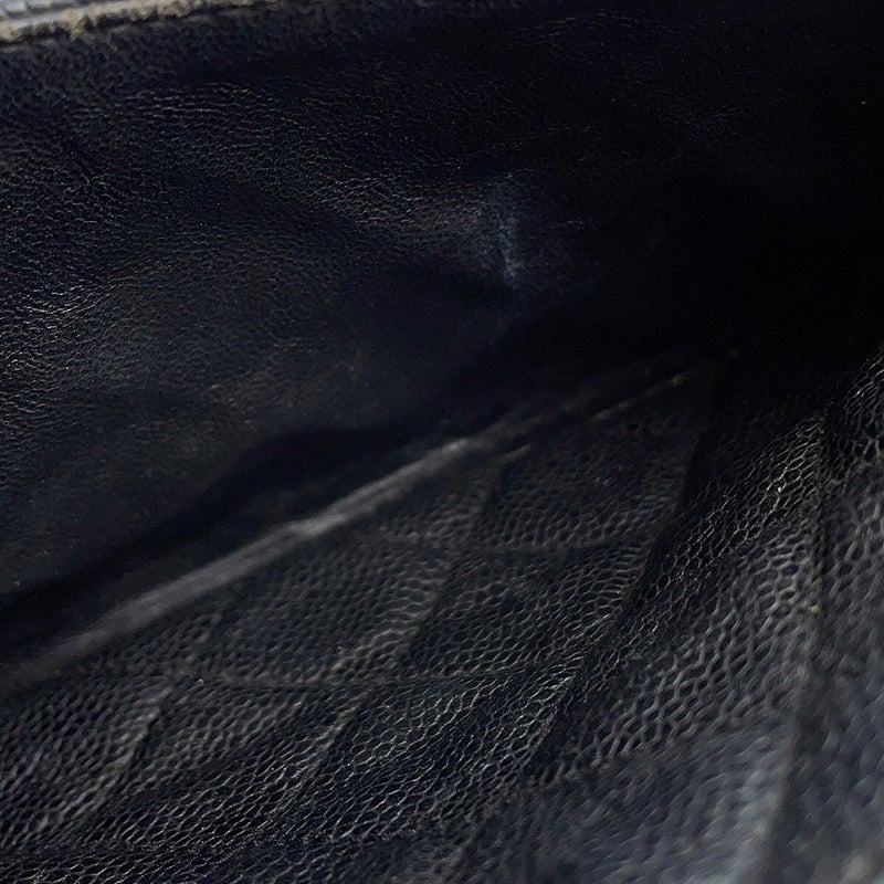 シャネル チェーンショルダーバッグ マトラッセ ココマーク キャビアスキン A20993 CHANEL バッグ ワンショルダー 黒