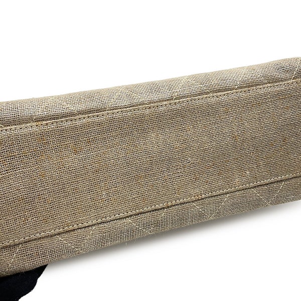 シャネル チェーンショルダーバッグ ココマーク マトラッセ コーティングキャンバス CHANEL