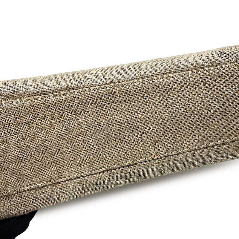 シャネル チェーンショルダーバッグ ココマーク マトラッセ コーティングキャンバス CHANEL