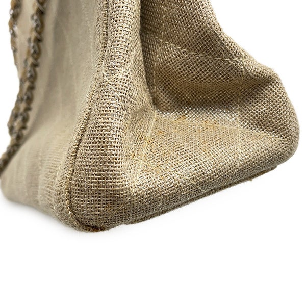 シャネル チェーンショルダーバッグ ココマーク マトラッセ コーティングキャンバス CHANEL