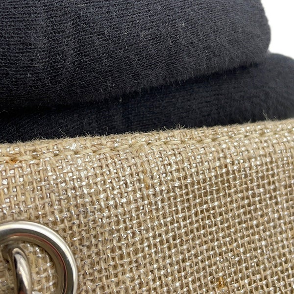 シャネル チェーンショルダーバッグ ココマーク マトラッセ コーティングキャンバス CHANEL