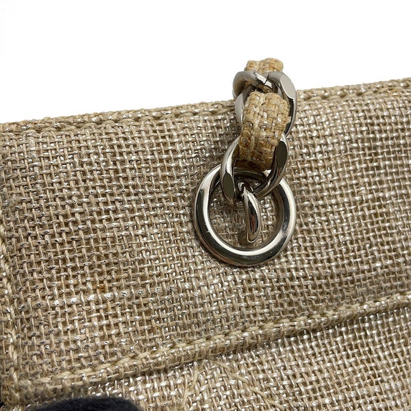 シャネル チェーンショルダーバッグ ココマーク マトラッセ コーティングキャンバス CHANEL