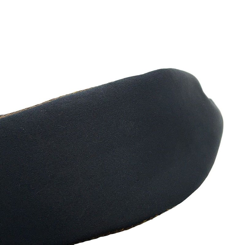 シャネル チェーンショルダーバッグ マトラッセ ココマーク サテン CHANEL 黒