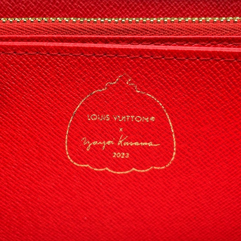 ルイヴィトン 長財布 モノグラム LV × YK ジッピー・ウォレット M81864 LOUIS VUITTON 草間彌生コラボ