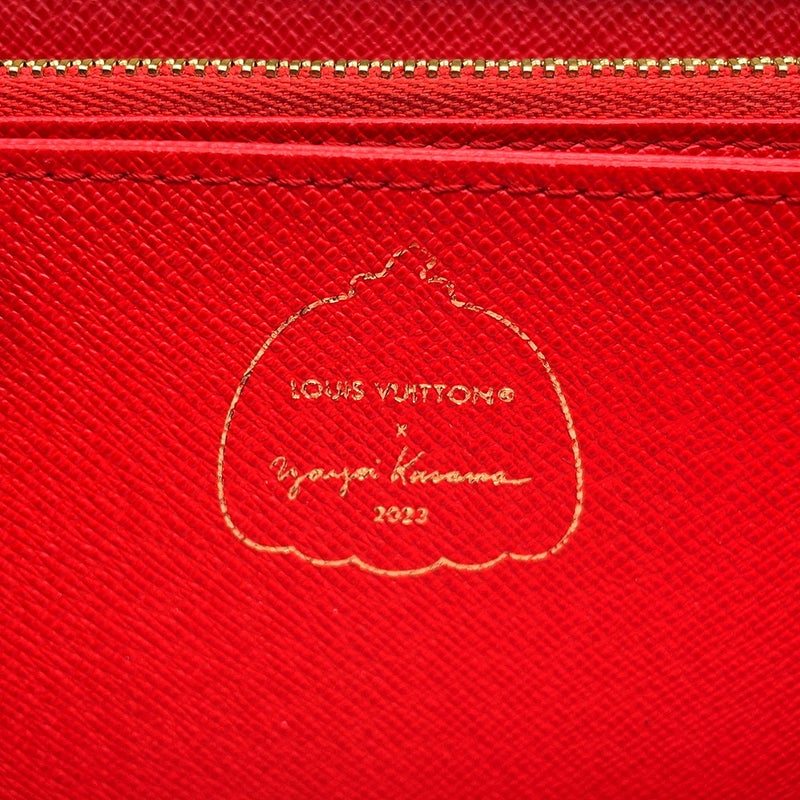 ルイヴィトン 長財布 モノグラム LV × YK ジッピー・ウォレット M81864 LOUIS VUITTON 草間彌生コラボ