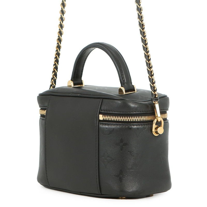 ルイヴィトン ハンドバッグ モノグラム・インク ヴァニティPM M57118 バニティバッグ 黒 ブラック