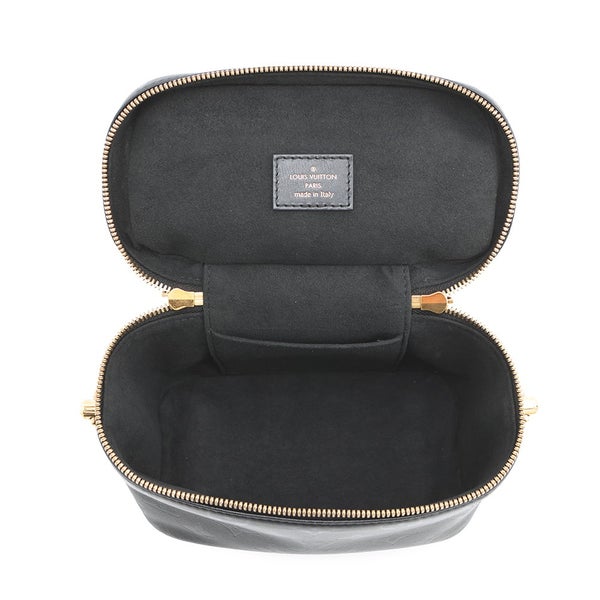 ルイヴィトン ハンドバッグ モノグラム・インク ヴァニティPM M57118 バニティバッグ 黒 ブラック