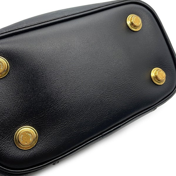 ルイヴィトン ハンドバッグ モノグラム・インク ヴァニティPM M57118 バニティバッグ 黒 ブラック