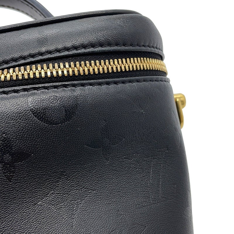 ルイヴィトン ハンドバッグ モノグラム・インク ヴァニティPM M57118 バニティバッグ 黒 ブラック