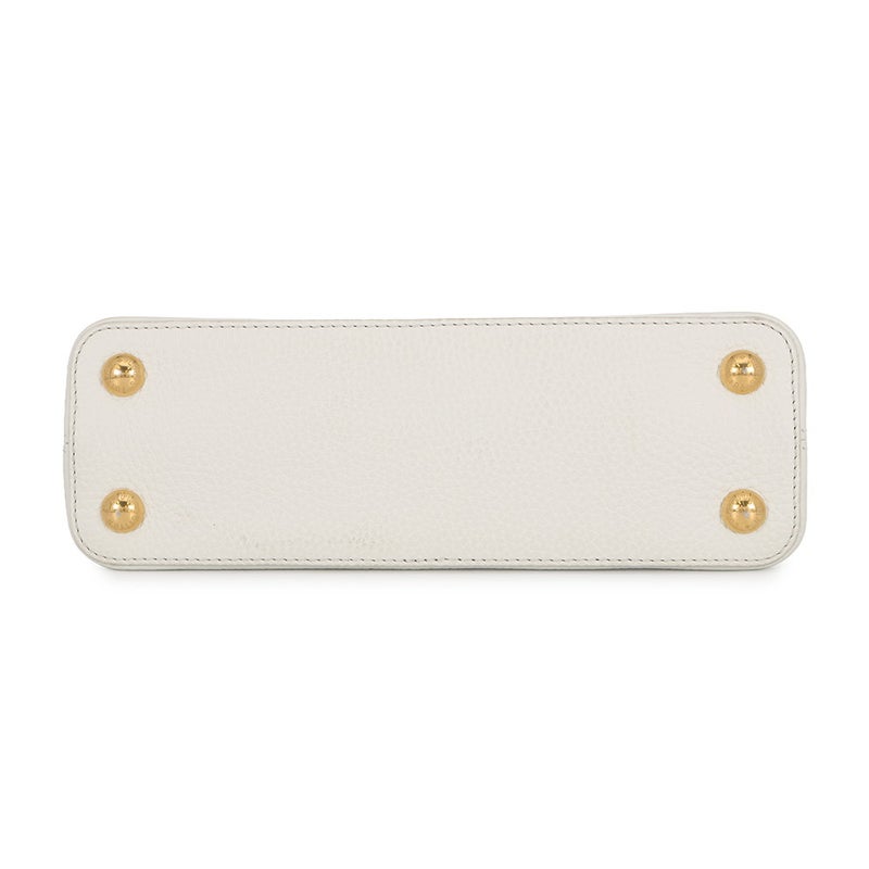 ルイヴィトン ハンドバッグ トリヨンレザー カプシーヌ BB M21646 LOUIS VUITTON バッグ 白