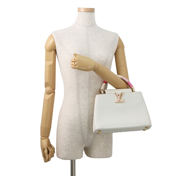 ルイヴィトン ハンドバッグ トリヨンレザー カプシーヌ BB M21646 LOUIS VUITTON バッグ 白