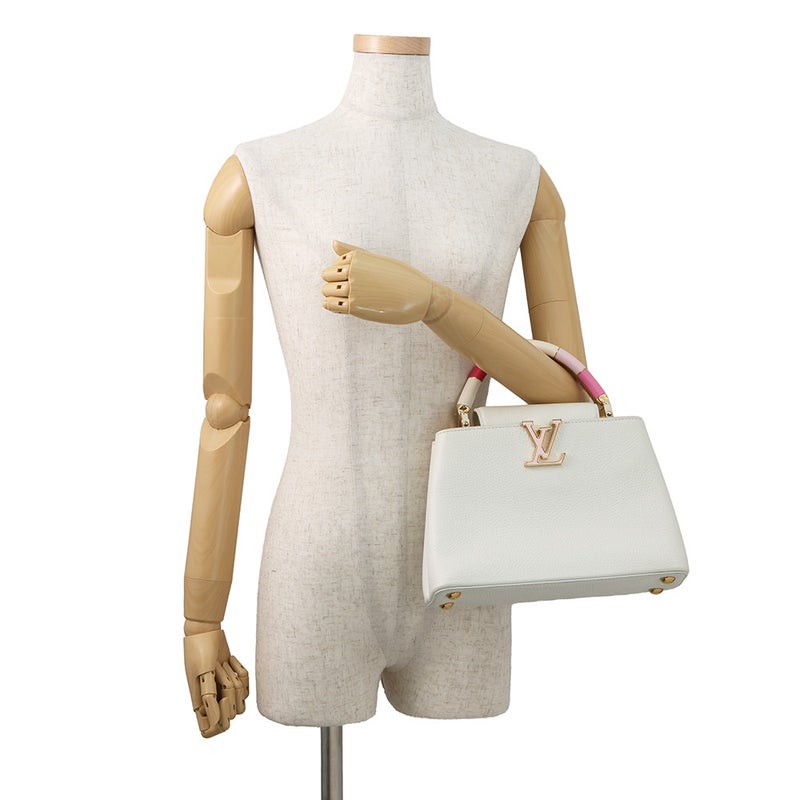 ルイヴィトン ハンドバッグ トリヨンレザー カプシーヌ BB M21646 LOUIS VUITTON バッグ 白