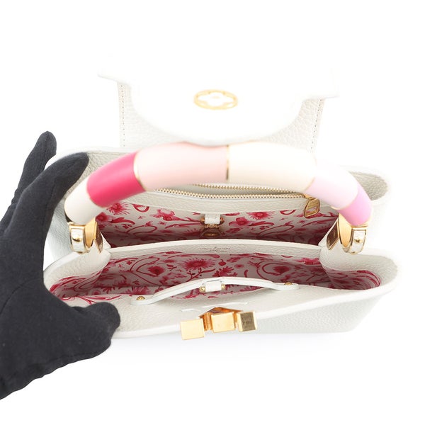 ルイヴィトン ハンドバッグ トリヨンレザー カプシーヌ BB M21646 LOUIS VUITTON バッグ 白