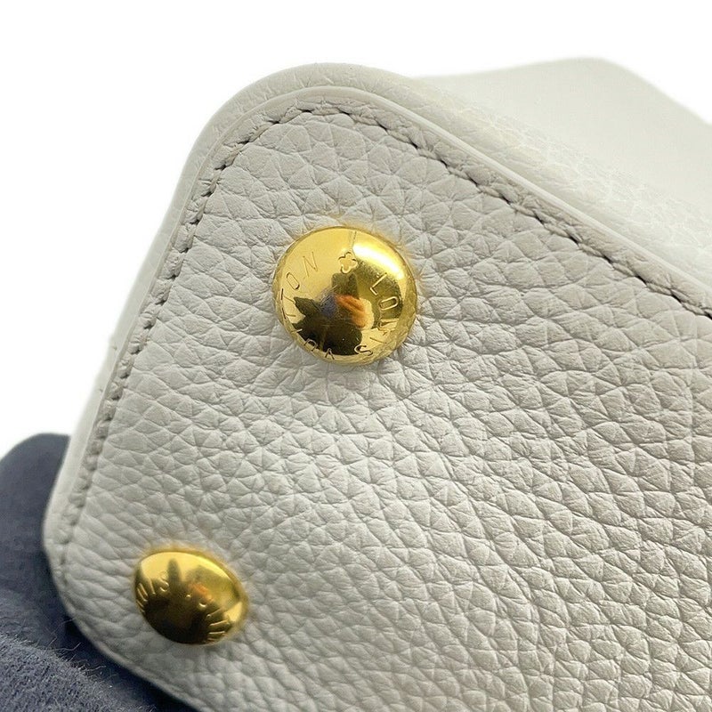ルイヴィトン ハンドバッグ トリヨンレザー カプシーヌ BB M21646 LOUIS VUITTON バッグ 白