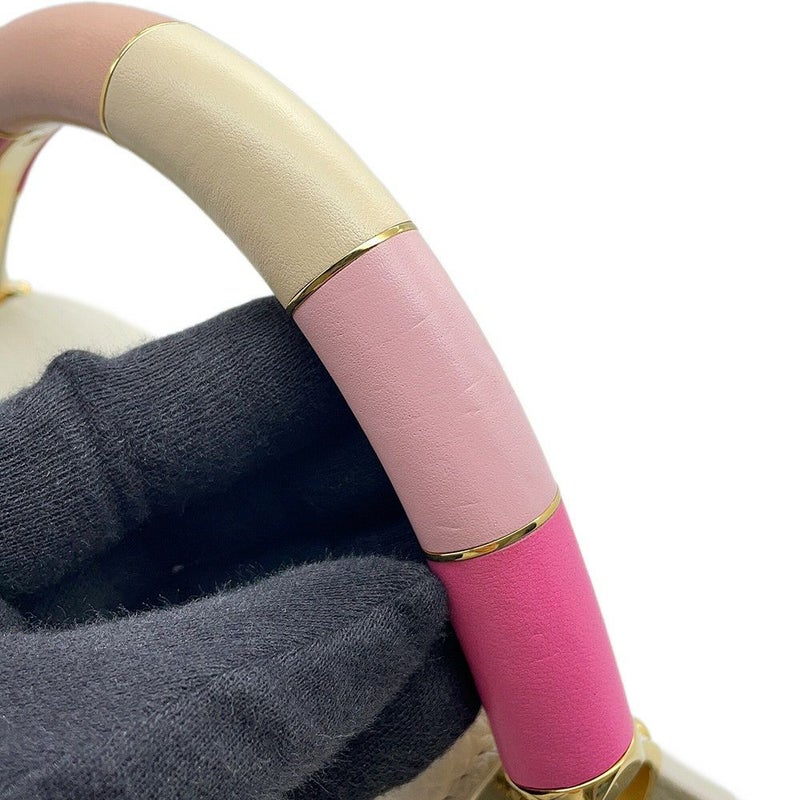 ルイヴィトン ハンドバッグ トリヨンレザー カプシーヌ BB M21646 LOUIS VUITTON バッグ 白