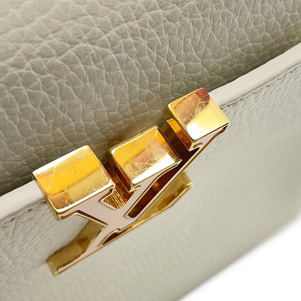 ルイヴィトン ハンドバッグ トリヨンレザー カプシーヌ BB M21646 LOUIS VUITTON バッグ 白