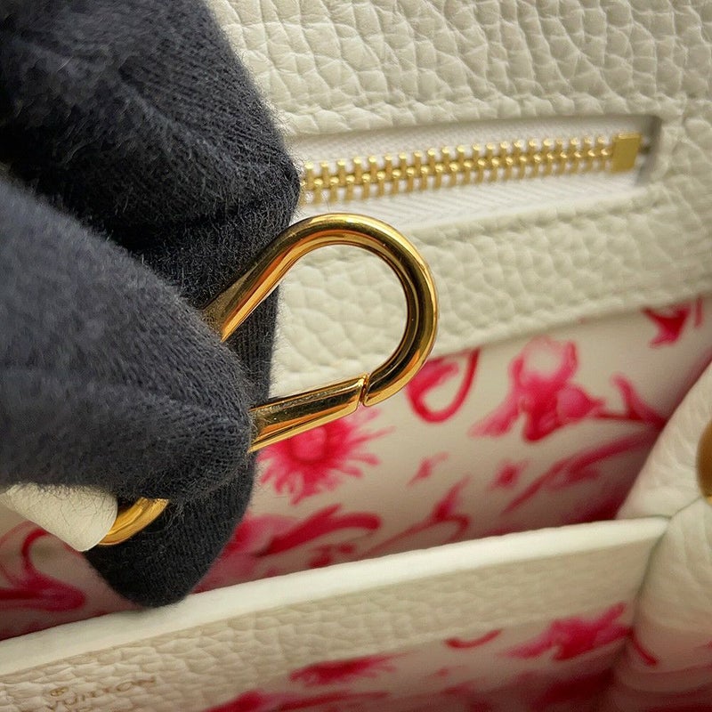 ルイヴィトン ハンドバッグ トリヨンレザー カプシーヌ BB M21646 LOUIS VUITTON バッグ 白