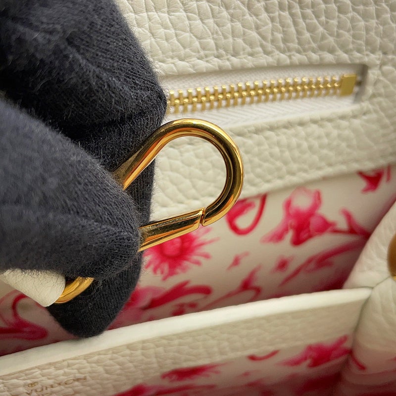 ルイヴィトン ハンドバッグ トリヨンレザー カプシーヌ BB M21646 LOUIS VUITTON バッグ 白