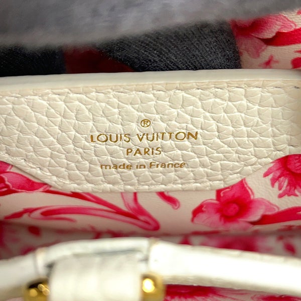 ルイヴィトン ハンドバッグ トリヨンレザー カプシーヌ BB M21646 LOUIS VUITTON バッグ 白