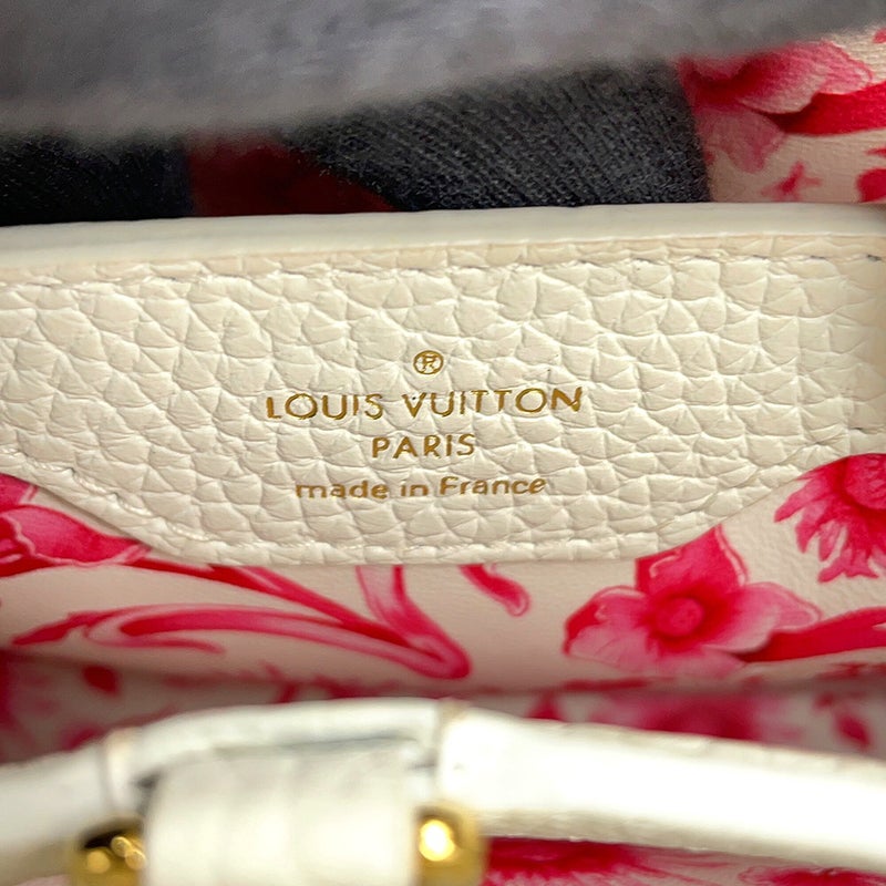 ルイヴィトン ハンドバッグ トリヨンレザー カプシーヌ BB M21646 LOUIS VUITTON バッグ 白