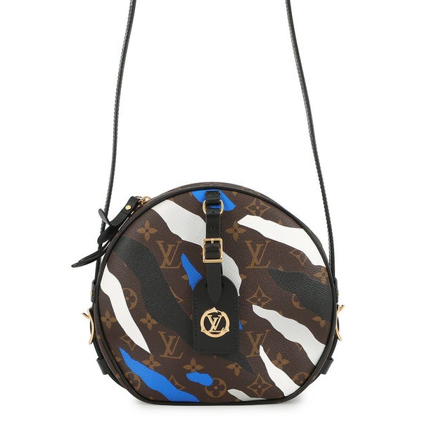 ルイ ヴィトン ショルダーバッグ モノグラム ボワット・シャポースープルM45095 LOUIS VUITTON ブラック 黒 白