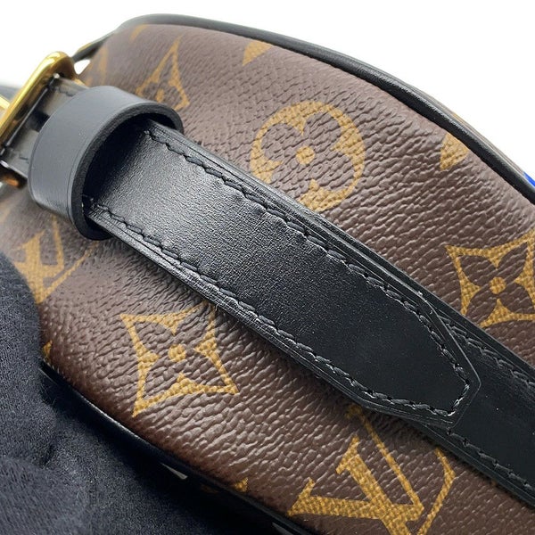 ルイ ヴィトン ショルダーバッグ モノグラム ボワット・シャポースープルM45095 LOUIS VUITTON ブラック 黒 白