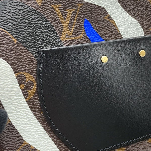 ルイ ヴィトン ショルダーバッグ モノグラム ボワット・シャポースープルM45095 LOUIS VUITTON ブラック 黒 白