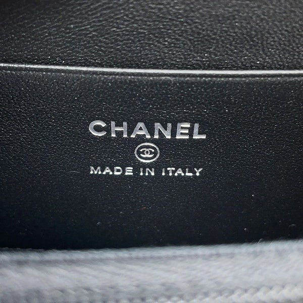 シャネル コインケース ココマーク マトラッセ スター ラムスキン AP3728 CHANEL 財布 コインパース 黒