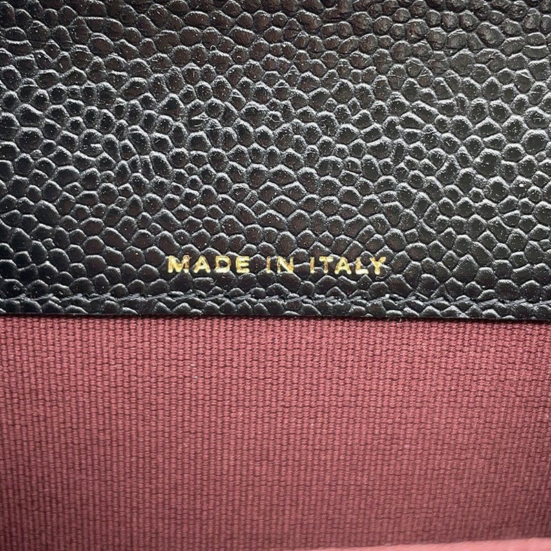 シャネル カードケース マトラッセ クラシックカードケース ココマーク キャビアスキン AP0214 CHANEL 名刺入れ 黒